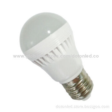 5W IC Driver HV-LED Bulb with No Flicker, CE and RoHS Marks, >30,000 Hours Lifespan